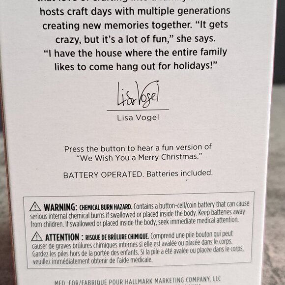 Hallmark 2023 Sing-Along Showman Piano Playing Snowman Christmas Ornament - Picture 5 of 10